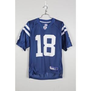 00's Reebok NFL Equipment Colts Manning #18 Football Jersey